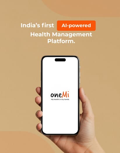 oneMi app on smartphone
